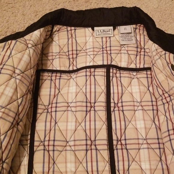 LL bean quilted jacket - Picture 4 of 5